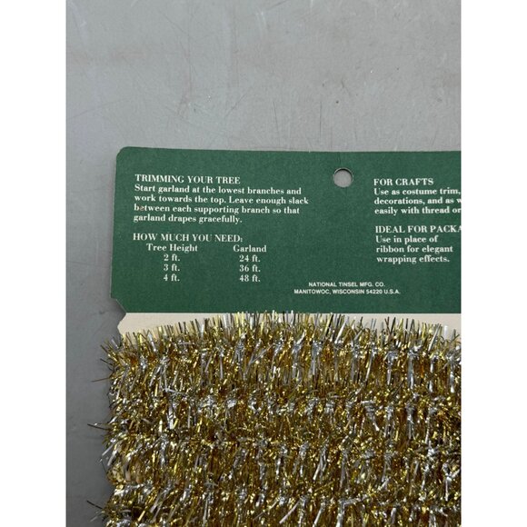 Just Right Mini Trim Tinsel Garland For Trees Under 4 Feet By VELVETOUCH - Picture 6 of 7